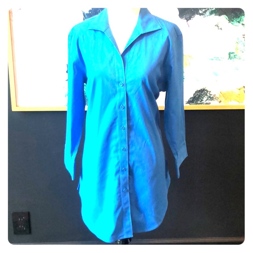 Foxcroft Non Iron Stretch Shaped Fit Tunic